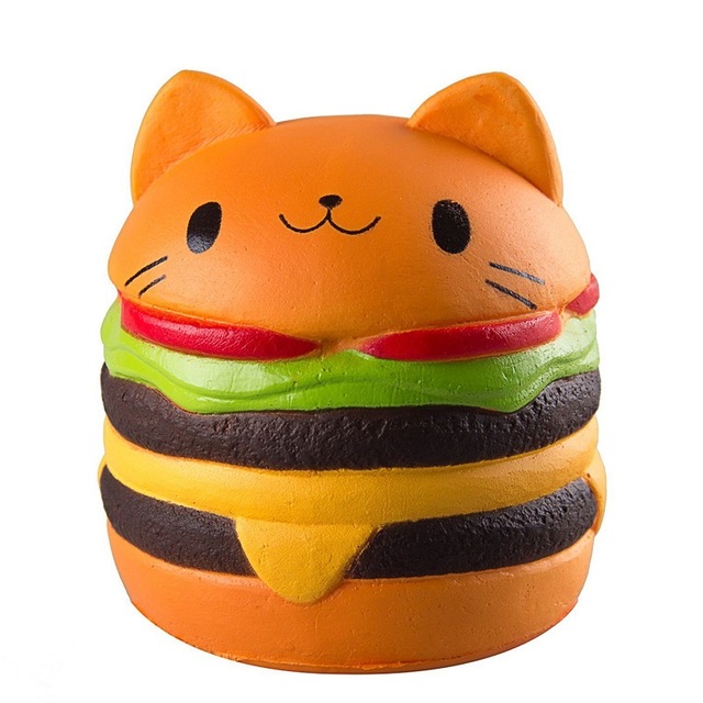 Anti-stress Carino Squishy Lento Aumento Squishes Panda Pesca Scatola di Latte Gatto Hamburger Patatine Fritte Squishi Poo Dente DELL'UNITÀ di elaborazione Squishy giocattoli Cordino: 11