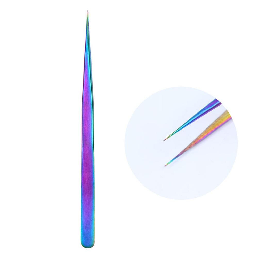 1PC Angled Slanted Eyebrow Tweezers Stainless Steel Face Hair Removal Eye Brow Trimmer Eyelash Clip Cosmetic Beauty Makeup Tool