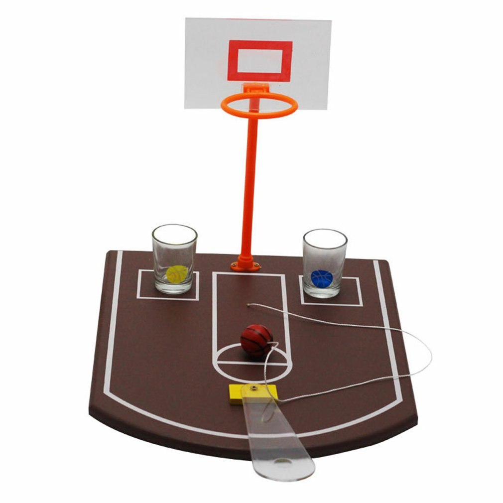 Basketball Auf sterben Tabelle Freunde Sammeln Spiele Mini Kreative Wein Tabelle Spiel Unterhaltung Spaß Spielzeug