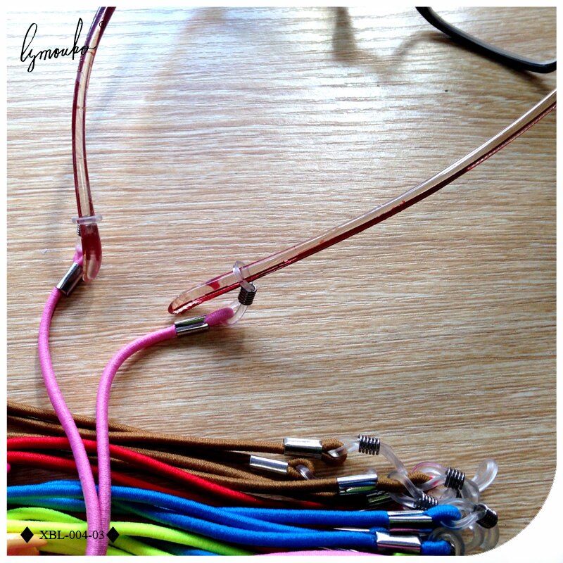 Lymouko 12 stk/lot blanding farge elastiske briller string strikk cord solbriller for barn barn briller lanyard hals tau stropp