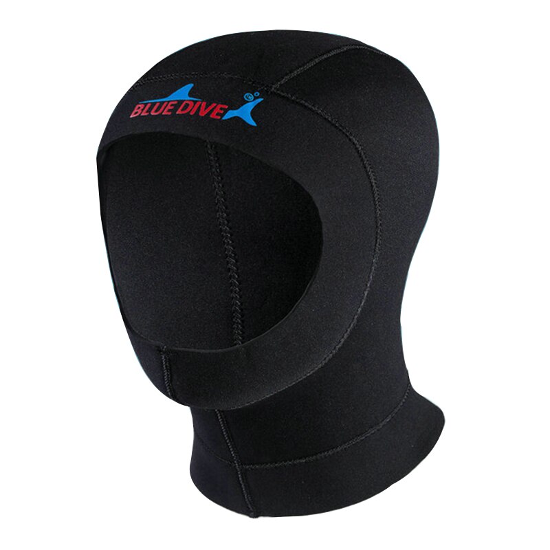 3MM Neoprene Scuba Diving Hat Unisex NCR Fabric Hood Swimming Cap Winter Cold-proof Snokel Wetsuits Head Cover Helmet Swimwear: Logo Blue Dive / S