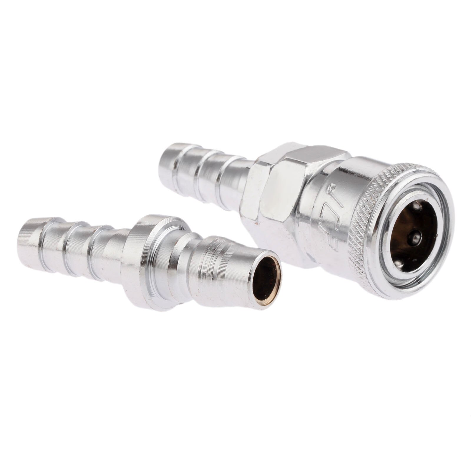 2Pcs Iron Pneumatic Fittings Air Line Hose Compressor Connector Quick Release Coupler Air Line Fittings for 10mm Hose SH30 PH30