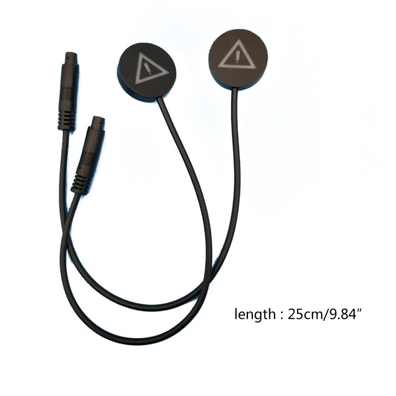 594E 2Pcs Car Blind Spot Detection System bsd Warning Light Distance Assist Lane Changing Tool Mirror Radars Detection