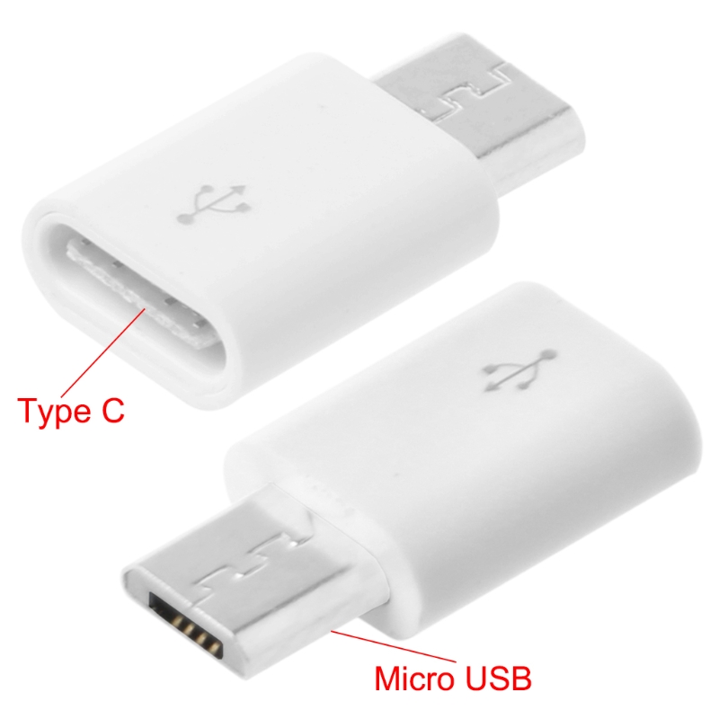 Adaptador Mini USB C hembra a USB macho, convertidor tipo C a Micro USB para portátiles, bancos de energía y cargadores, 1 ud.