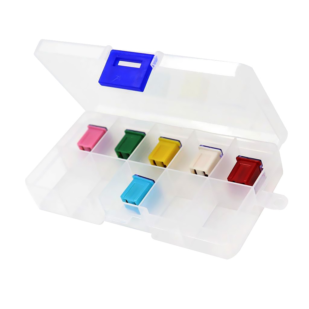 JCASE-fusible de empuje hembra en forma de caja, 20A, 25A, 30A, 40A, 50A, 60A, F2825-Z, 6 unidades