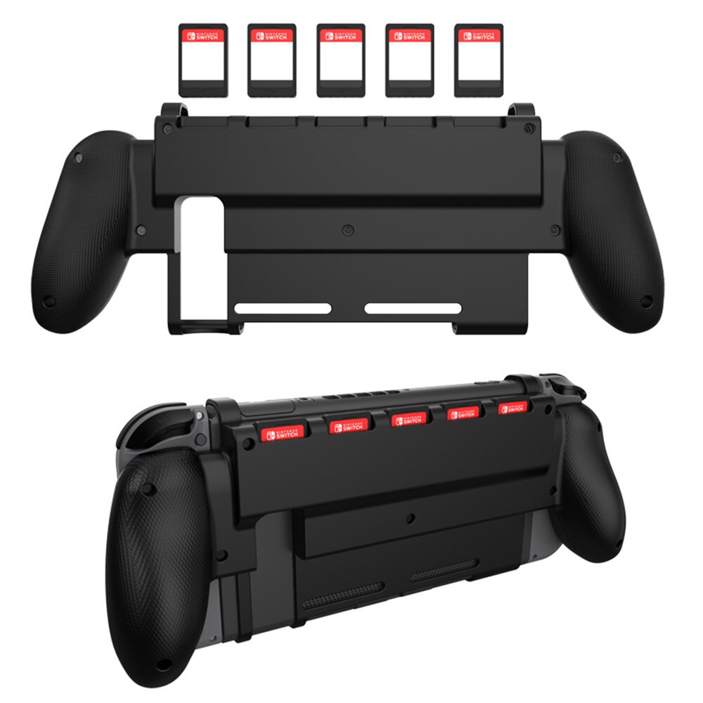 For Nintendo Switch Grip Case with 5 Game Cards Storage Ergonomic Handle Accessories for Nintend Switch Accessories