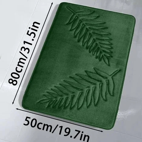 Memory Foam Bathroom Mat Carpet SuperSoft Absorbent BathroomMat Quick Dry Non-SlipWashableBathroom Floor Rug Toilet U-Shaped Mat: light yellow