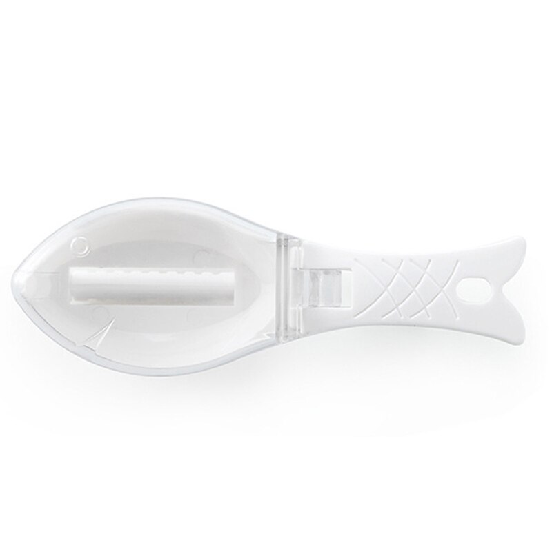 Fish Scale Remover Scraper Scale Scraper Cleaner Kitchen Tool Peeler Gadget Fish Scale Remover: white