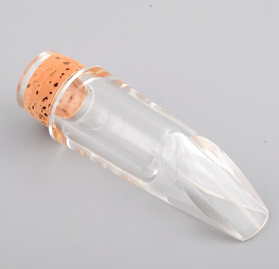 Great Transparent Clear Clarinet With Cork Mouthpiece For Bb Flat Clarinet