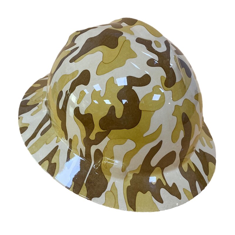 Volledige Rand Harde Hoed Creatieve Patroon Afdrukken Veiligheidshelm Unisex Zonnescherm Lichtgewicht Constructie Werk Cap