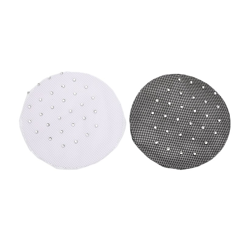 Malla Invisible para el pelo para pelucas, malla con borde elástico para estilizar, líneas suaves, accesorios para el cabello deportivos de 10cm, 1/2 Uds.