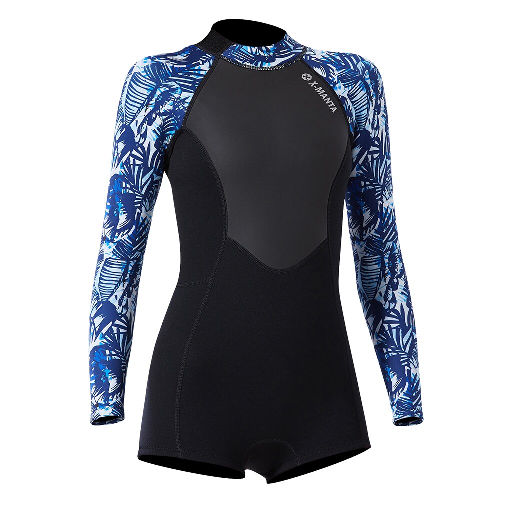 Phenovo Women's Neoprene Wetsuit - Long Sleeve Shorty for Water Sports - True to Size Fit