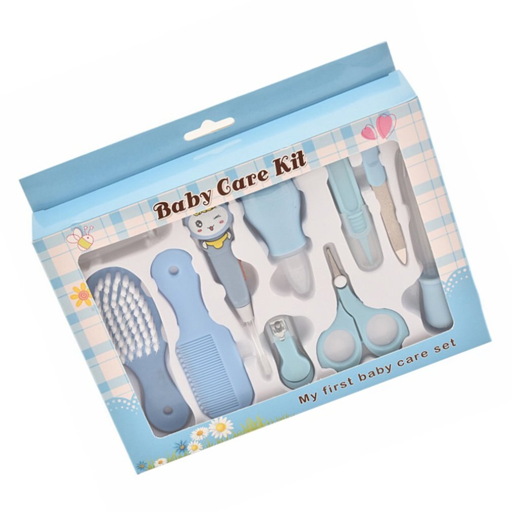 Mother And Baby Supplies Neutral / Baby Care Box Children Nail Clippers Baby Care Scissors Comb10Pcs Set