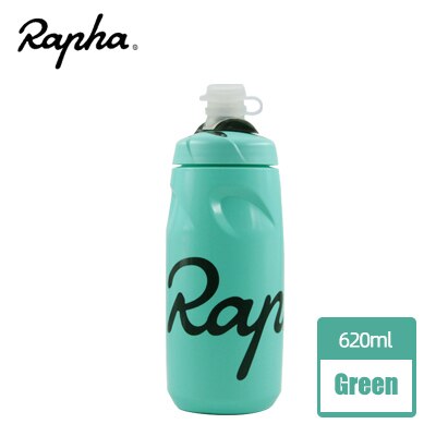 Rapha Fietsen Water Fles 620Ml Smaak-Gratis Bpa-vrij Plastic Camping Wandelen Sport Water Fles Lek-proof Squeezable Ketel: Green 620ml