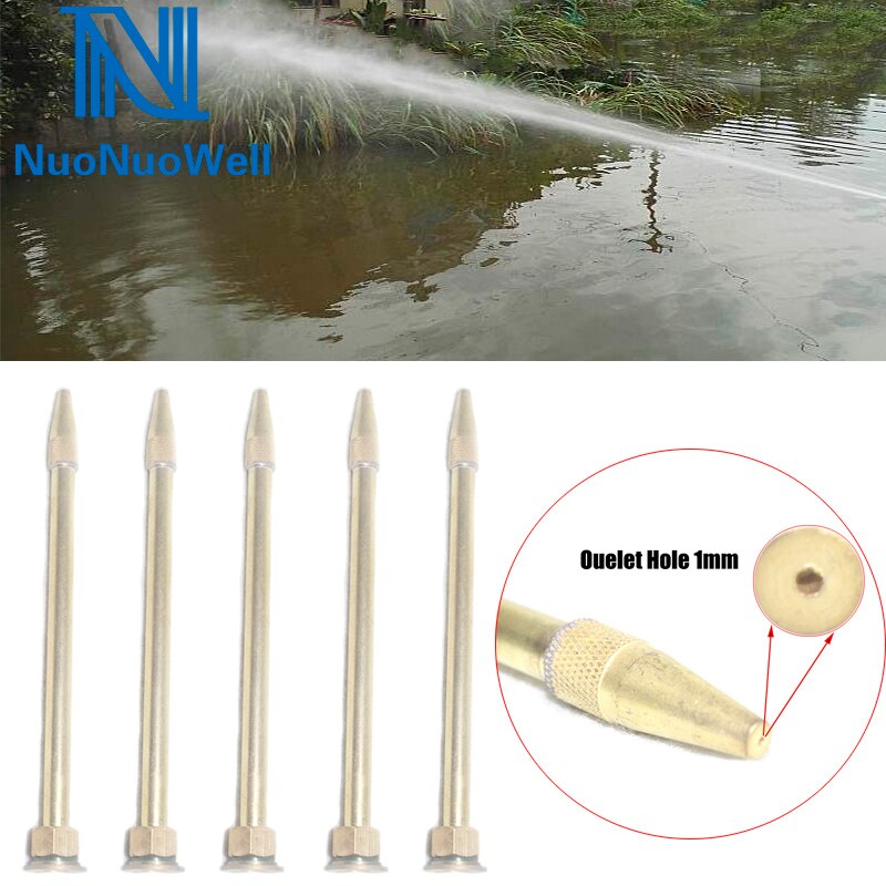 5-15m longue Distance Jet droit buse agricole haute pression Cooper pulvérisateur chimique pistolet M14 * 1.5