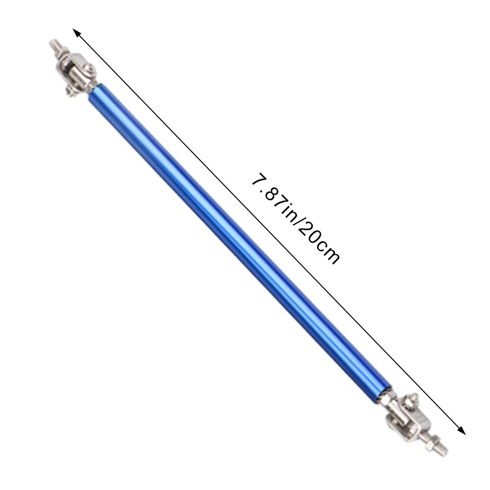 2 stk. 20cm universal justerbar bilstøtte til forkofangerlæbe splitterstang