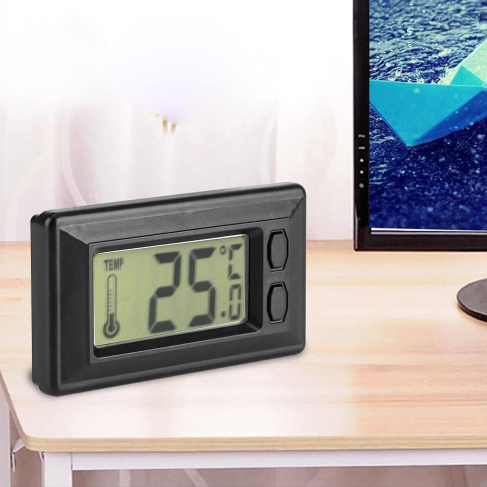 1pc auto klok elektronisch horloge dashboard lcd scherm auto digitale ornamenten grote thermometer display klok accessoires  d9 s 5