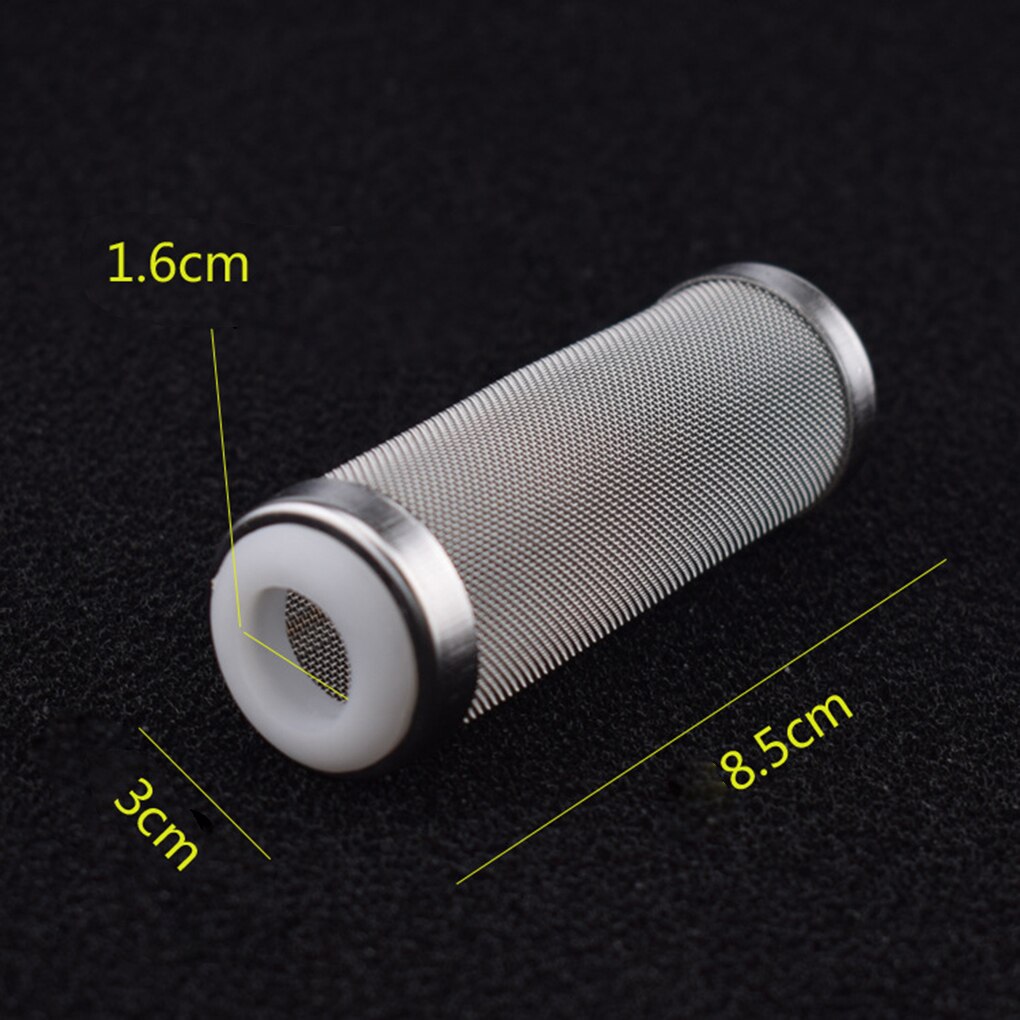 12mm 16mm Stainless Steel Filter Inlet Case/Mesh/Shrimp Nets Set Special Shrimp Cylinder Filter Inflow Inlet Protect Aquarium: L