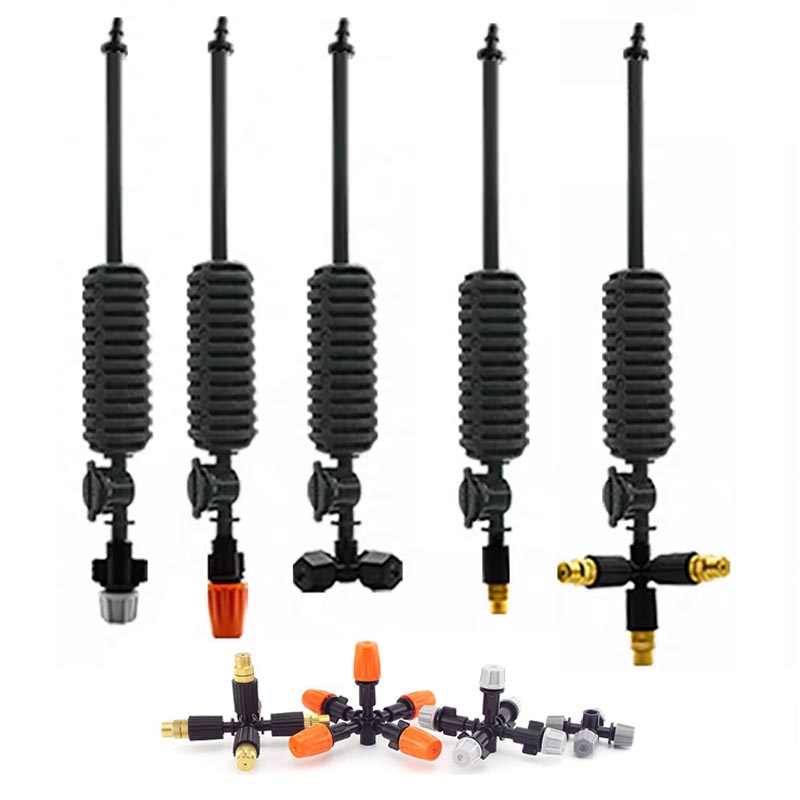 Hagehengende vannsprøytedyse sprinklersett forstøvende sprinklersett grønnsaksvanning vanning for drivhushage