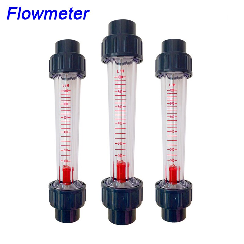 Débitmètre à Tube en plastique DN15 DN25, 1 pièce, jauge de débit d&#39;eau liquide, testeur d&#39;eau, Instruments de mesure de débit rotamètre