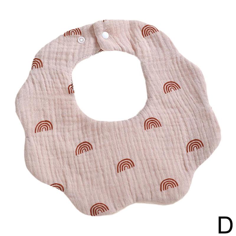 Baby Lätzchen Speichel Handtuch Baumwolle Für Netter Junge Mädchen Wasserdichte Fütterung Lätzchen Tuch Säuglings rülpsen Tücher tapsen Lätzchen: D