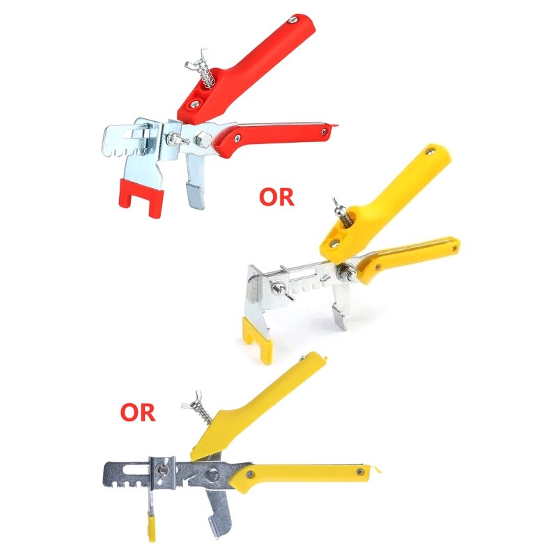 100 Pcs Tile Leveling Clips Flat Tile Leveling Spacers System Clips for Ceramic Tile and Stone Installation 29EA