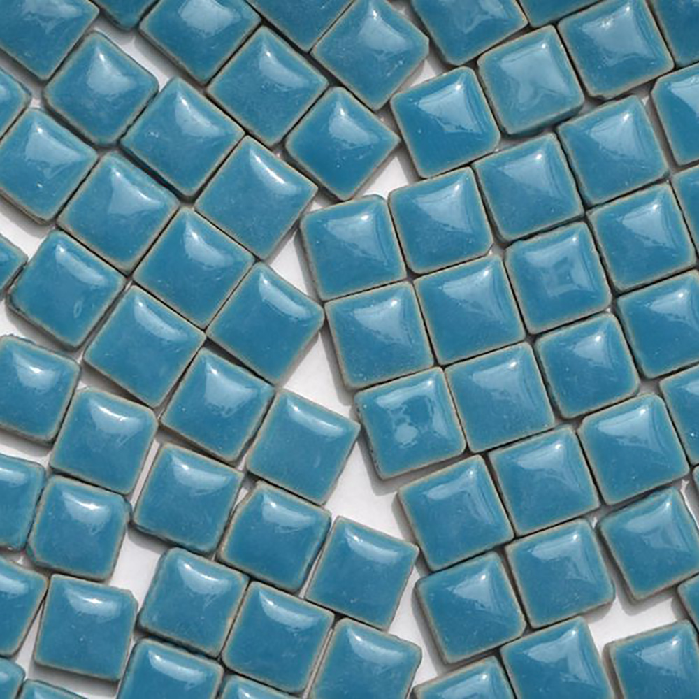 100pcs Multicolor Glass Mosaic Tile Square Ceramic Mosaic Tiles DIY Arts Crafts Making Material: 2