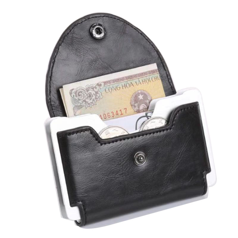 Rfid Credit Card Wallet Metal Mannen Vrouwen Id Kaarthouder Minimalistische Portemonnee Aluminium Blokkeren Portemonnee Voor Kaarten
