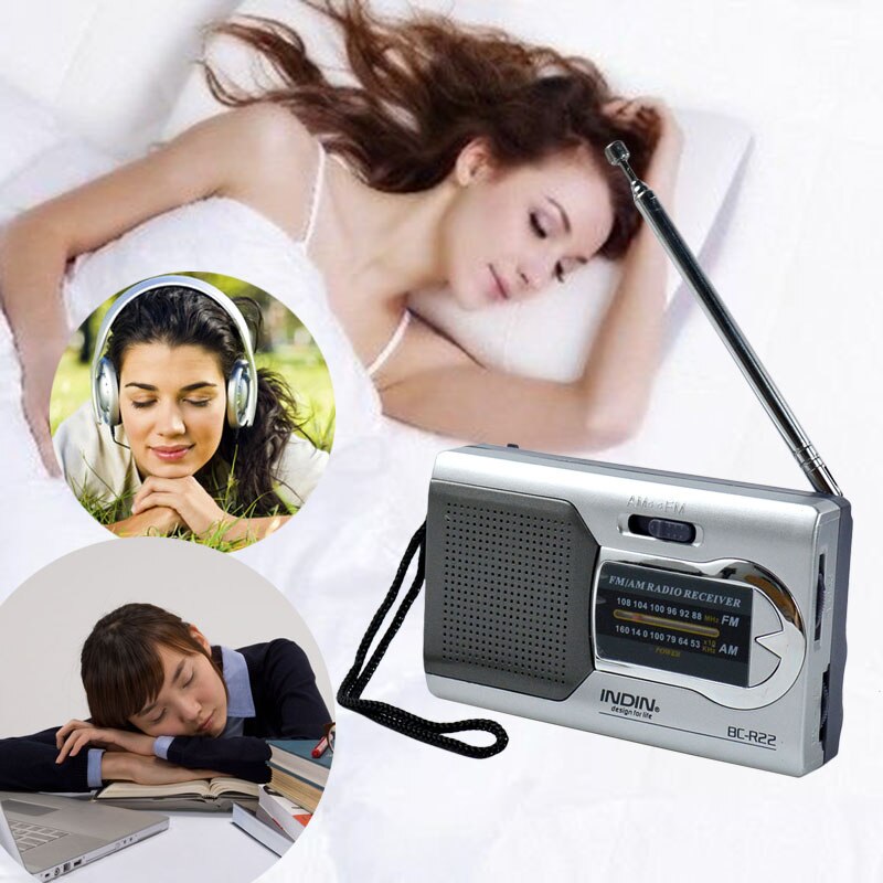 Radio Draagbare Am/Fm Batterij Aangedreven Mini Telescopische Pocket Antenne Wereld Ontvanger Radio Voor Ontspannen Luisteren Muziek