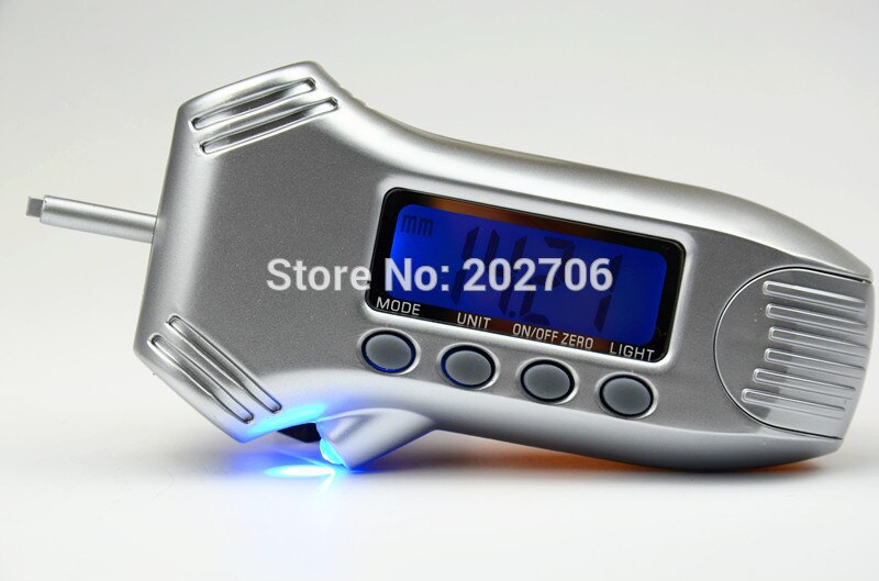 3 In 1 Digital Tyre Tool Pressure Tread Depth Gauge With Light Self-calibrating 3 in 1 Tyre Gauge