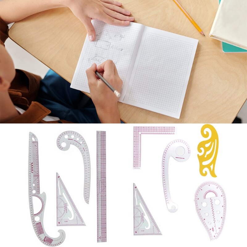 Sewing Tools 4/5 Stlye Sew French Curve Metric Shaped Ruler Measure Sewing Dressmaking Pattern DIY Clothing