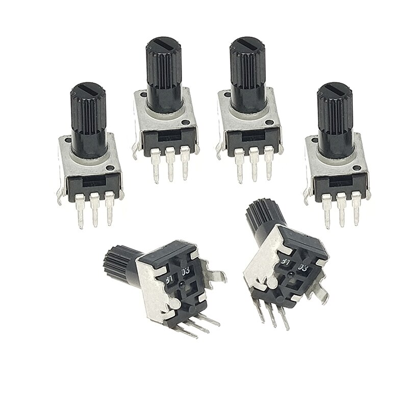 10 Stks/partij RV09 Verticale 12.5Mm As 1K 2K 5K 10K 20K 50K 100K 0932 Verstelbare Weerstand 9 Type 3Pin Seal Rotary Potentiometer