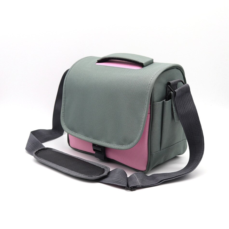 DSLR Tas Foto Camera Bag Case Voor Panasonic Lumix GH5s GH5 GH4 GH3 GH2 GH1 G80 G85 G9 G8 G7 g6 FZ85 FZ83 FZ82 FZ80 DC-FZ85 FZ70: Roze