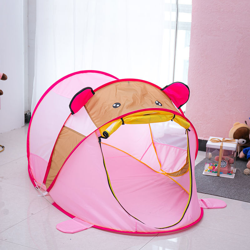 Baby Speelgoed Tent Vouwen Prins Prinses Tent Kinderen Kasteel Speelhuis Kid Outdoor Strand Rits Tent: C