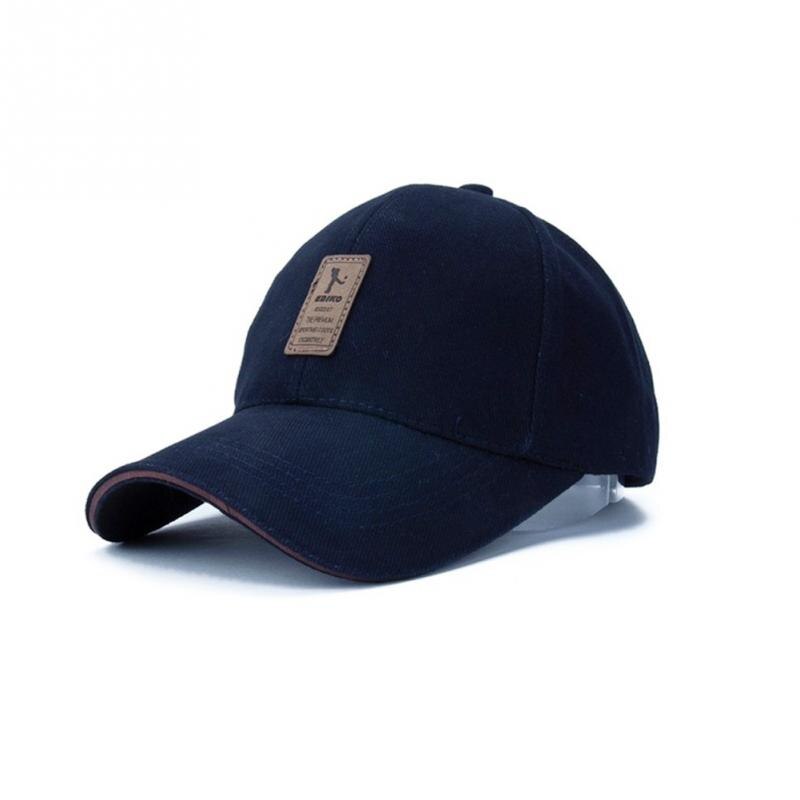 Outdoor Cotton Golf Player Hat Men Sports Sun Hat Colorful Golf Cap: Blue