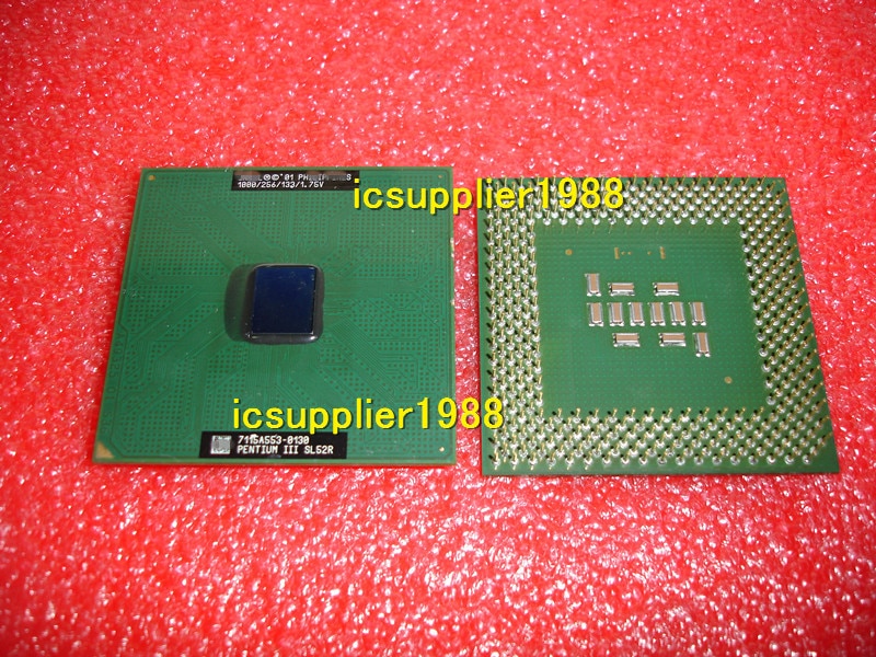 Pentium III 1000 P3 1G 1000/256/133/1. 75V prise 370 CPU SL52R SL5DV SL5FQ SL5QV 1GH 370PIN