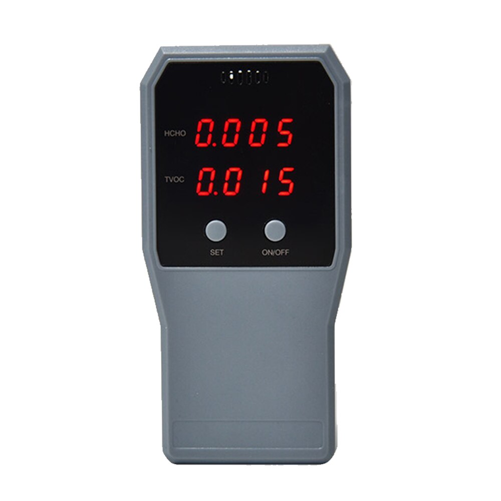 Air Monitor Formaldehyde Detector Vervuiling Meter Indoor Hcho Tvoc Tester Real Time Lucht Tester Met Lcd-scherm