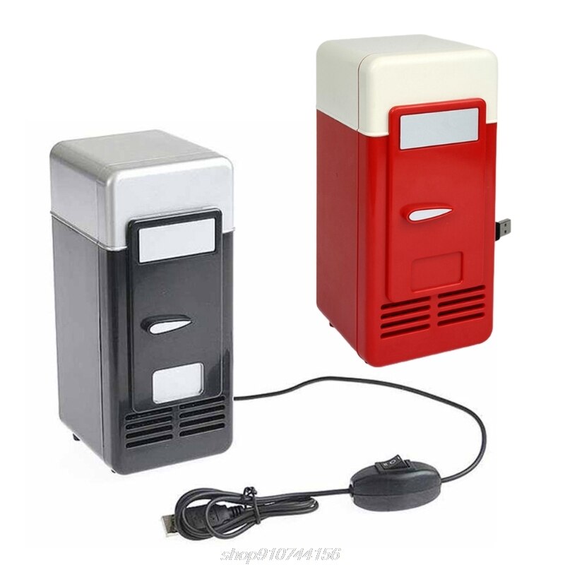 Portable Mini 780ml Fridge USB Powered Car Drink Cooler Home Desktop Boat Travel Cosmetic Fridge Multipurpose A10 21