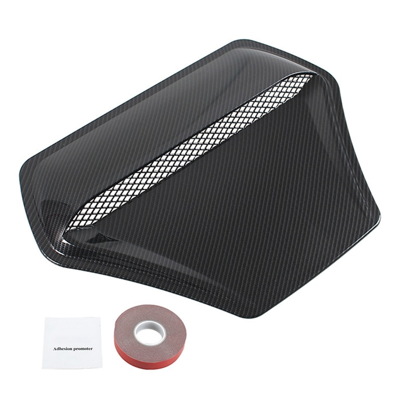 Universal Car Hood Engine Air Outlet Vent Cover Trim Air Flow Intake Cover Decorative Hood Scoop Vent Engine Bonnet