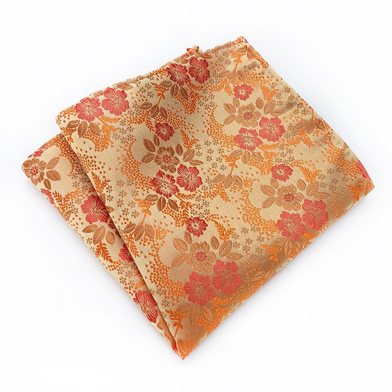 Plum Flower Suit Pocket Handkerchief Chest Silk Napkin Towel Pocket Square