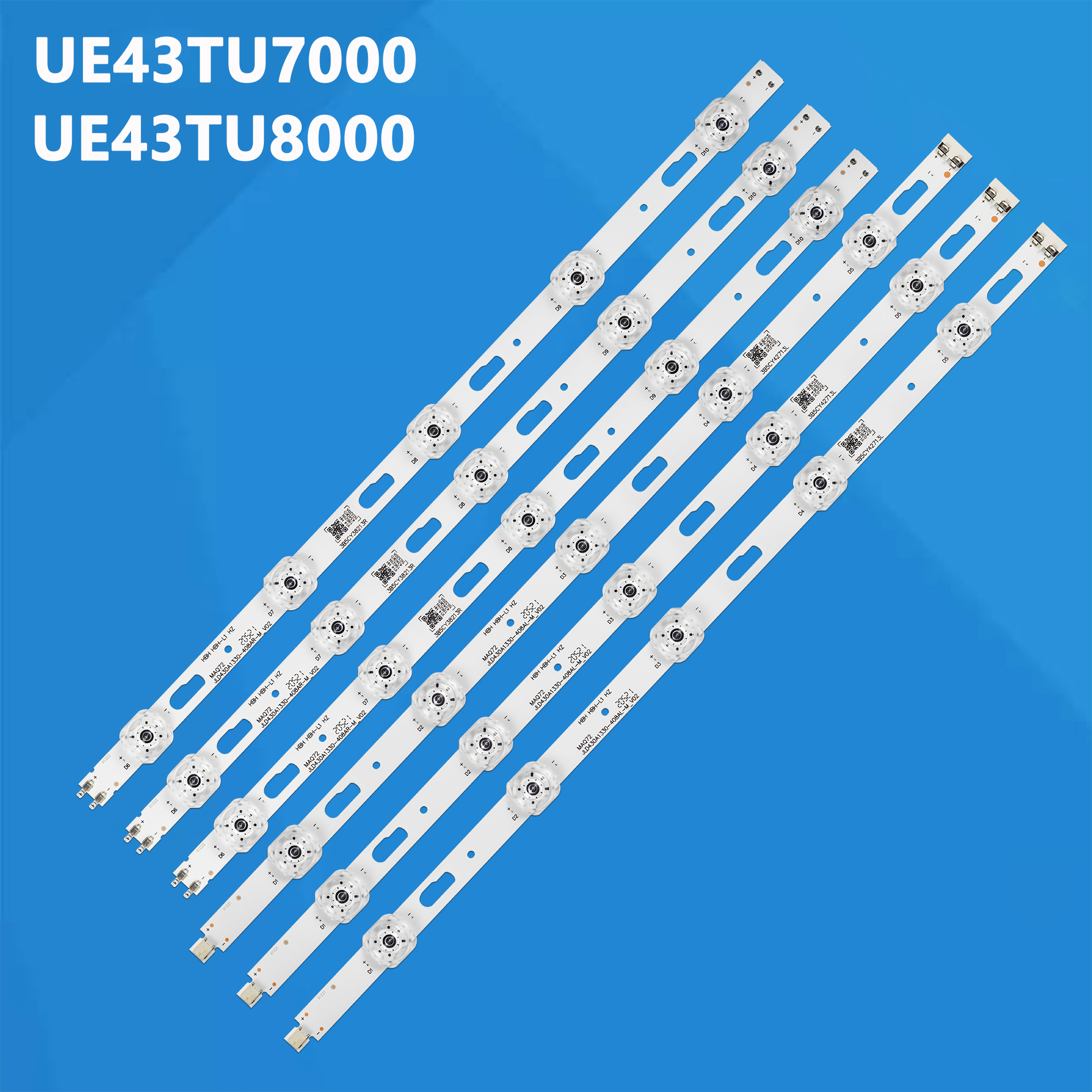 LED backlight V0T7-430SMA-R0 V0T7-430SMB-R0 UE43TU7090 UA43TU7000U UE43TU7070U UA43TU8000U UA43TU8000 UE43TU7005K UE43TU8002K