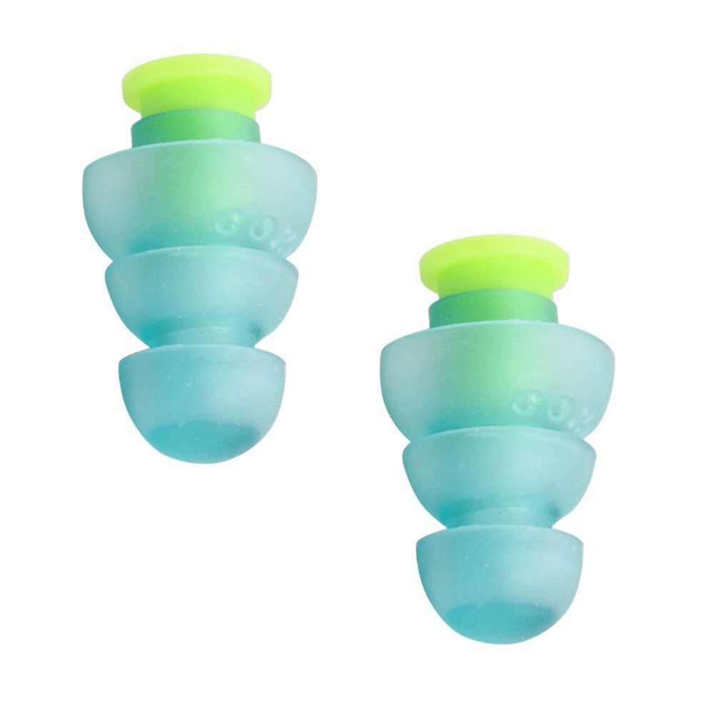 1 Pair DJ Earplugs Box Packed Earplugs Hearing Protection Noise Reduction Earplug (Blue)