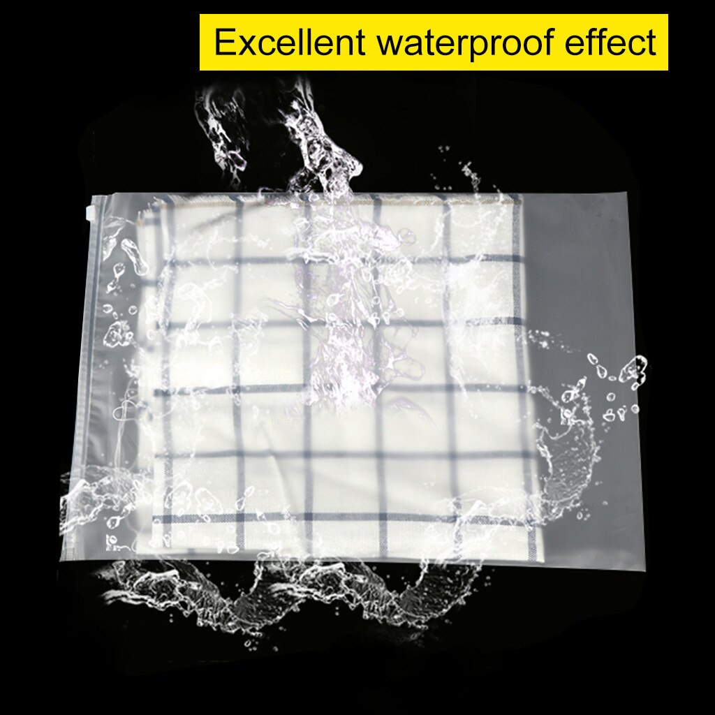 1X10 pcs storage bag Resealable Travel Packing Bags Clothes Shoe Luggage Storage Seal Bag Waterproof G925