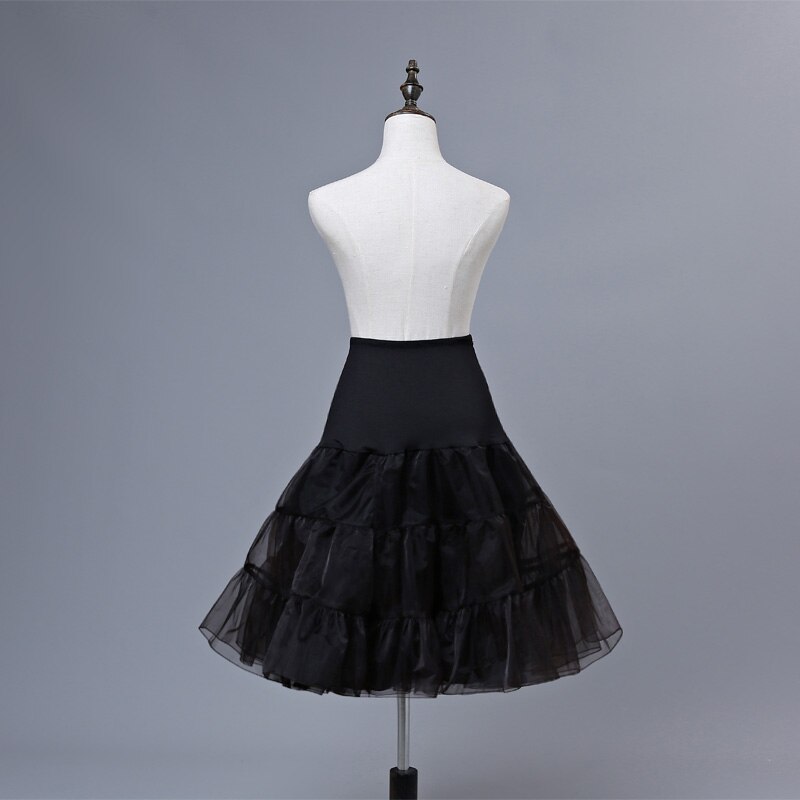 E JUE SHUNG czarna suknia ślubna na suknie ślubne klasyczny krótka spódniczka tutu na imprezę bal Lolita podkoszulek Rockabilly