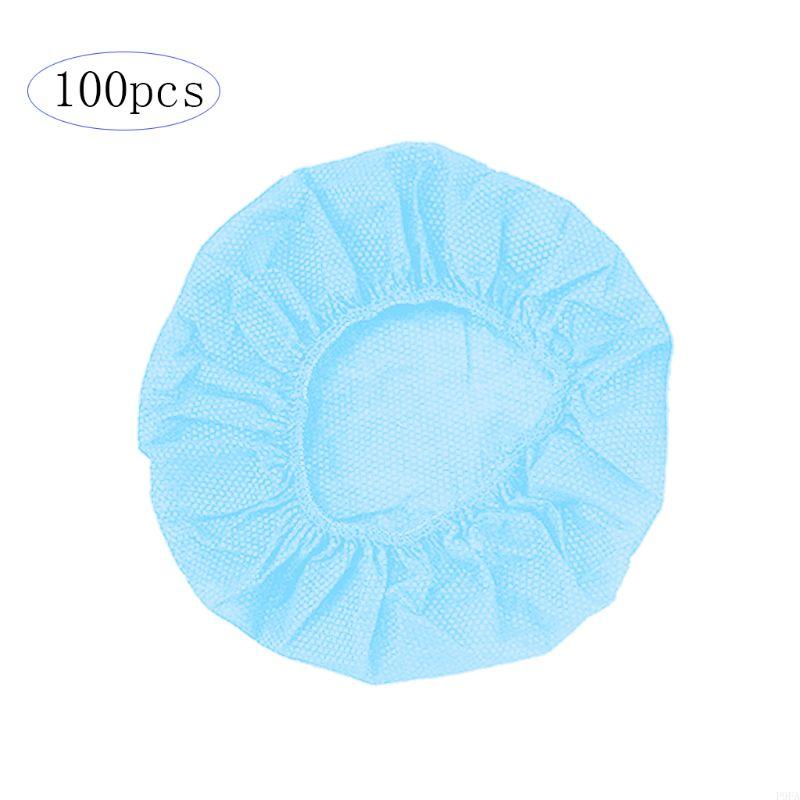 P9FA Couverture casque jetable à l'épreuve d'humidité non toxique sans stimulus Utilisation recyclée: Bleu