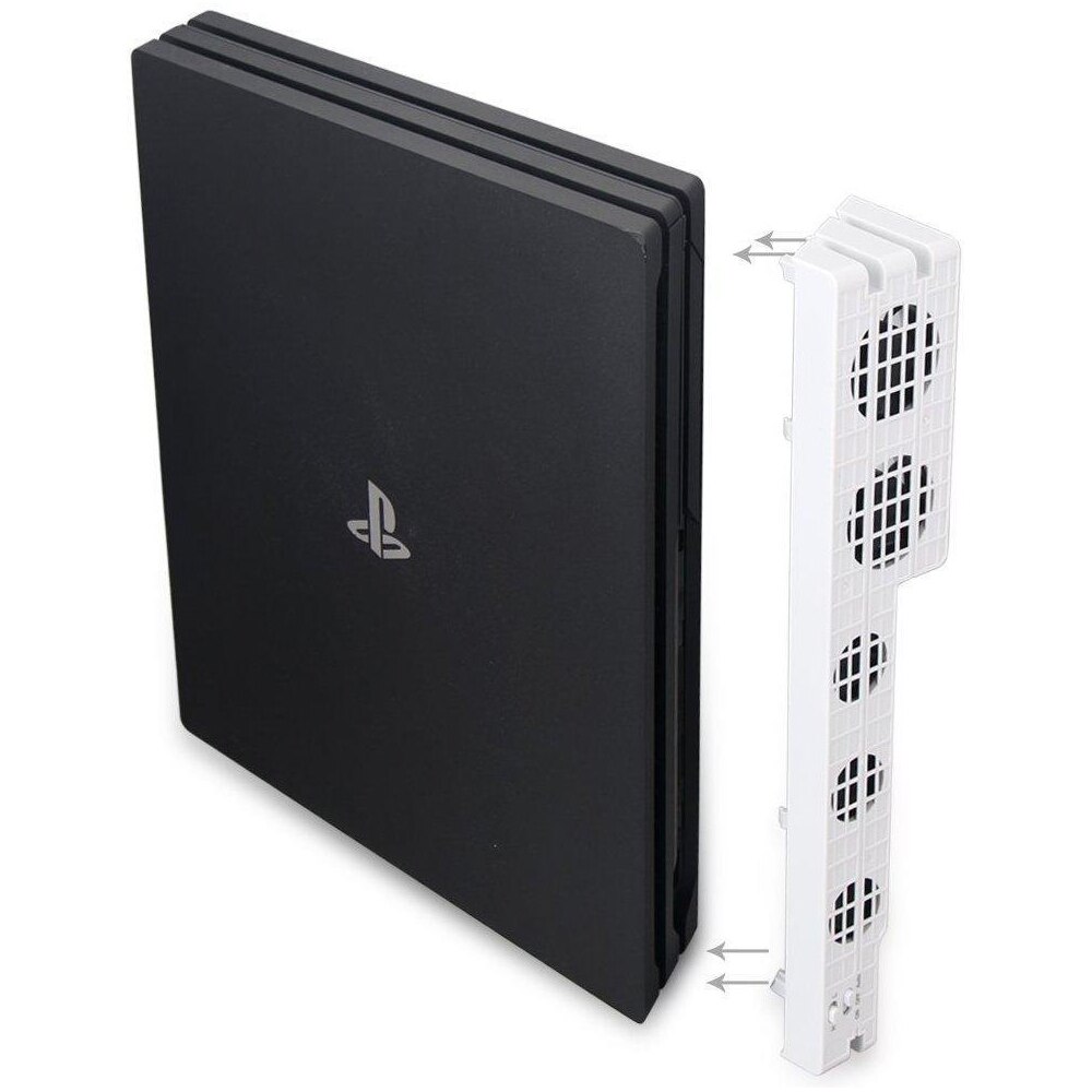 5-Fan Super Turbo Temperatur Kontrolle Lüfter Kühler Wärme Absaugung für Sony PS4 Profi Konsole