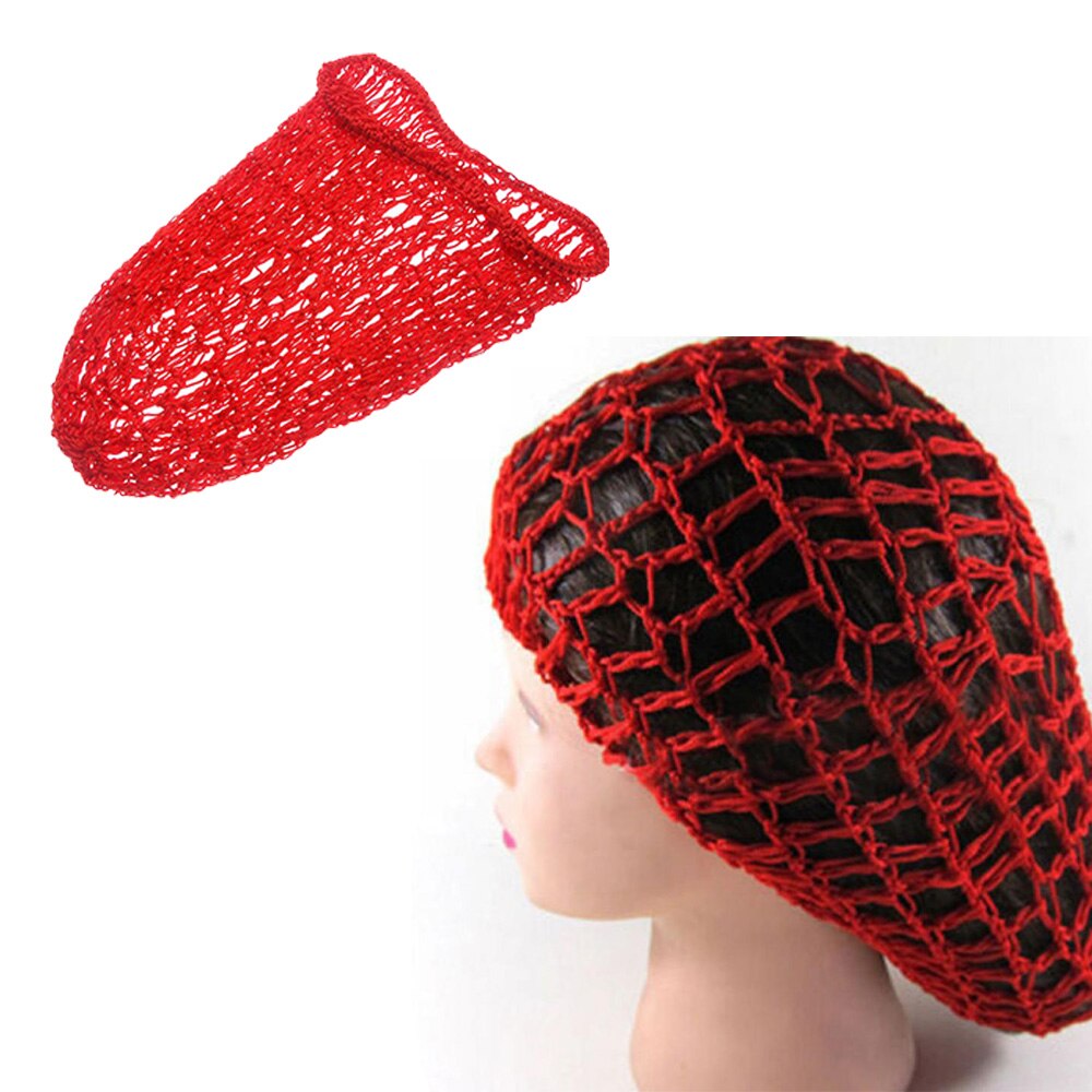 Women Lady Soft Rayon Snood Hair Net Crochet Hairnet Knit Hat Cap Hairnet For Wedding Bridal Bride Flower Accessories