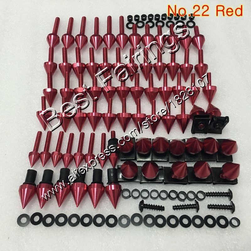 Fairing bolts full screw kit For SUZUKI GSXR600 GSXR750 06 07 GSXR 600 750 K6 GSX R600 R750 2006 2007 Complete Body screws Nuts