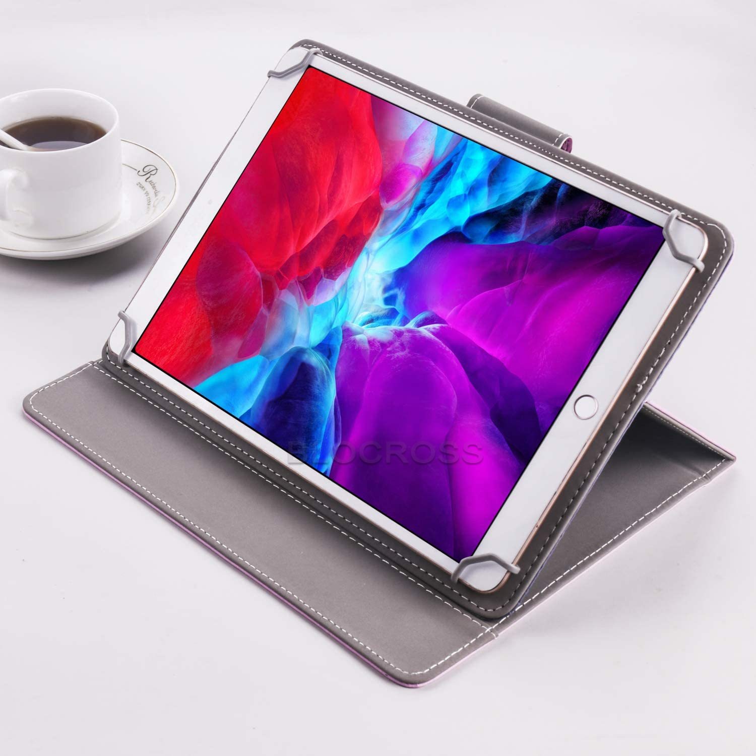 Universal Case for 9.5&quot;-10.5&quot; Tablet Folio Cover Case for All Fire HD 10 iPad 9.7 and More 9.6&quot;9.7&quot;10.1&#39;&#39;10.5&quot;Android iOS Tablet