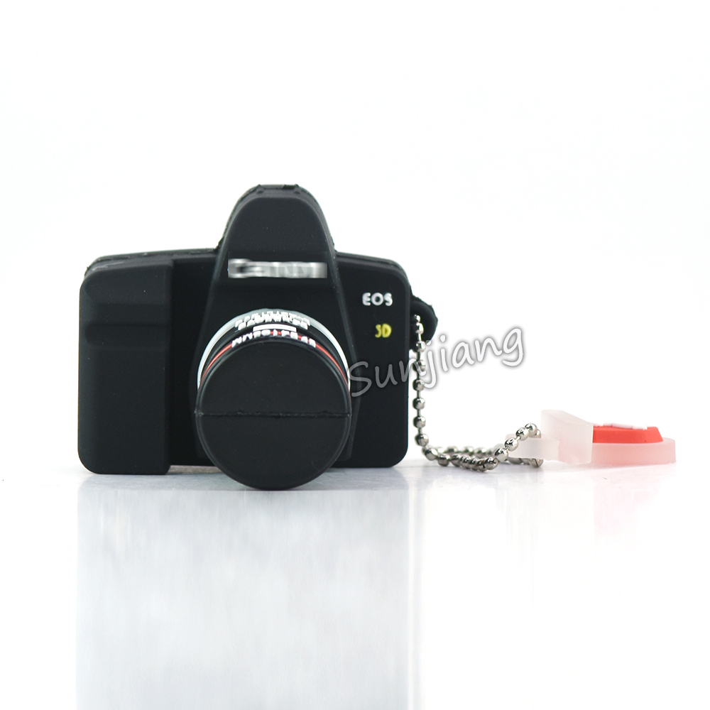 Usb Flash Drive 32gb 64gb 128gb 256gb 512gb Camera Cartoon Mini Pen Drive Memoria Usb Stick 4gb 8gb 16gb U Disk Pendrive: WHITE / 128M